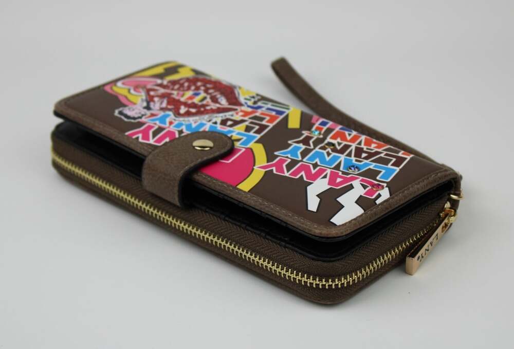 NEW! Betty Boop Women's Lany Vegan Wristlet Wallet - Picture 4 of 6
